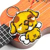 5Pcs Animals Bead Cross Stitch Keychain Kit DIY Beads Needlework Keychain Craft