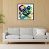 Paper Flower Butterfly-Paint By Numbers Acrylic Painting 40*40CM