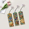 (US Local)3Pcs Special Shaped Food Beverages 5D DIY Diamond Art Book Mark for Home Office