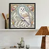 Diamond Painting-DIY Full Round Drill Owl(40x40cm)
