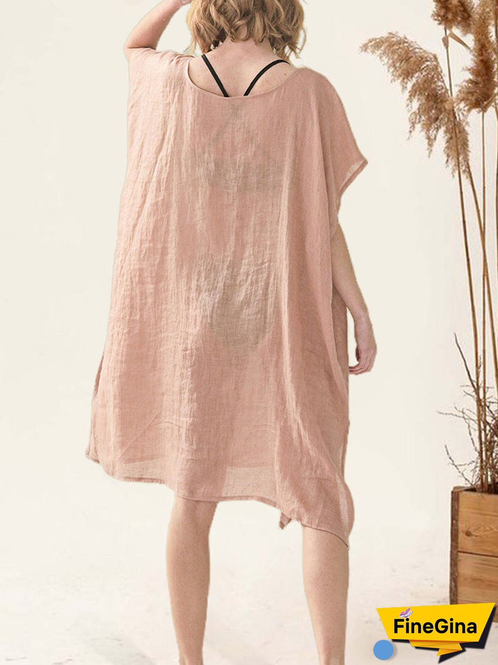 Natalie Linen Beach Dress