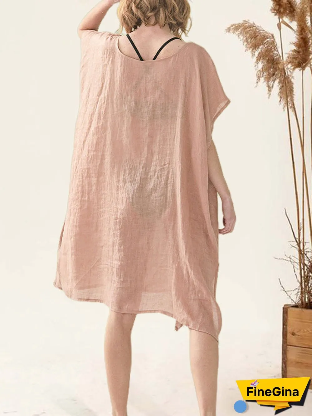 Natalie Linen Beach Dress