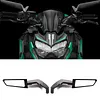 2Pcs/Pair Motorcycle Mirrors Universal 10mm 8mm Wind Wing Side Rearview Mirrors