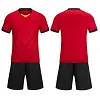 Customized football uniform suit men's and women's adult children's short-sleeved jersey light plate printing number Training Competition team uniform group purchase