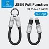 Type-C full-function cable keychain lanyard cable data cable