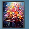 (US Local)Paint By Numbers Kit On Canvas DIY Oil Art Flower Picture Home Wall Decor40x50cm