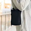 Crossbody Water Bottle Bag Adjustable Strap with Front Pocket for Hiking Camping