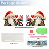 >SALE<Acrylic Double Sided Christmas 5D DIY Diamond Art Paper Towel Storage Rack Decor
