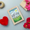 6pcs Scenery DIY Mini Round Diamond Painting Set 14x19cm