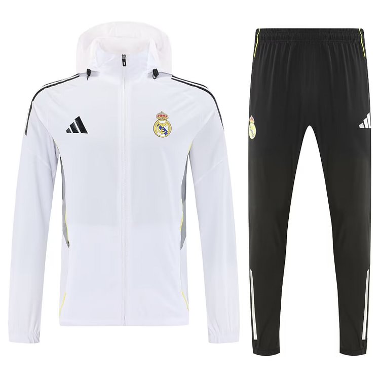 2026-27 Real Madrid White Full Pull Set Hat - Full Pull Set