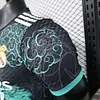 2025/2026 Player Version Real Madrid Special Edition Bule Dragon Black Football Shirt 1:1 Thai Quality