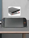 For Switch 2 Detachable Transparent Shell w/ Screen Protector & Thumb Grip Caps