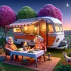 (US Local)Paint By Numbers Kit On Canvas DIY Oil Art Vacation Picture Home Decor40x40cm