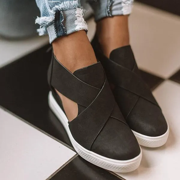Women Fashion Stylish Wedge Sneakers