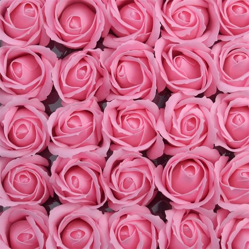 5/10pcs 4.5cm Cheap Artificial Soap Rose Flower Head For Home Garden Wedding Decoratio Valentine'S Day Gift Fake Flower