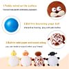Zoo Ball | 2-in-1 Plush and Squeaky Tennis Ball for Dog | No Stuffing Tough Interactive Fetch Dog Toys for Small Medium Large Dogs