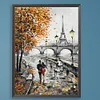 Paris Street-Paint by Numbers Acrylic Painting 30*40CM