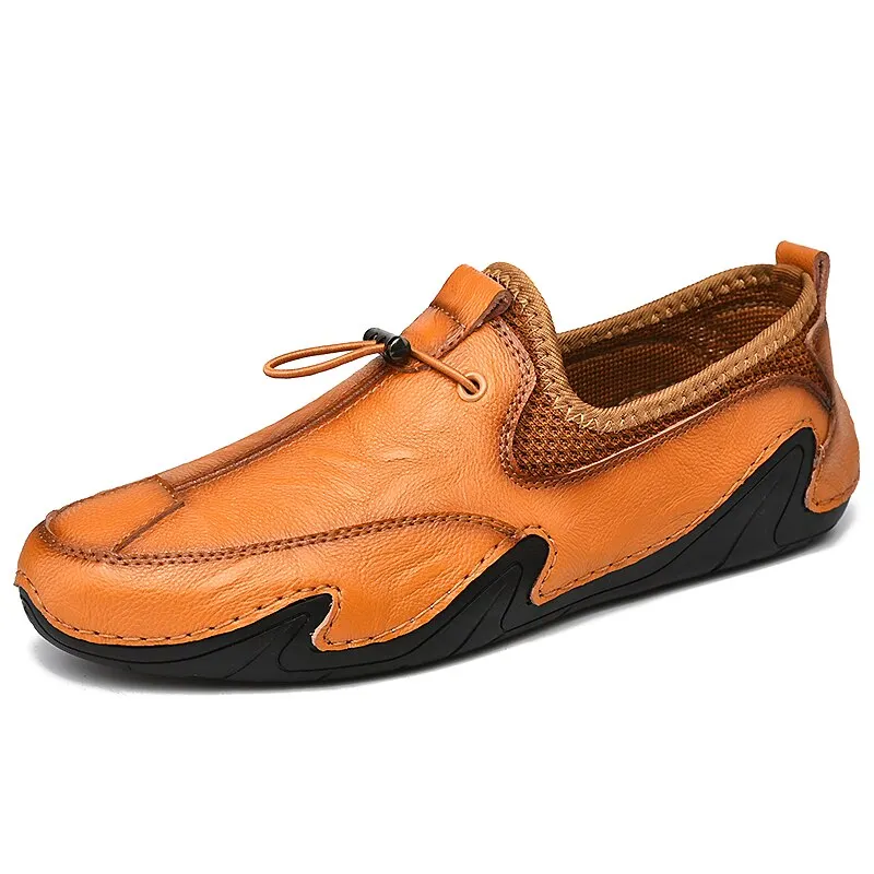 Hot Sale Men's Shoes Outdoor Breathable Men's Casual Shoes Brand Men Loafers Leather Men Oxfords Moccasins Shoes Men's Sneakers