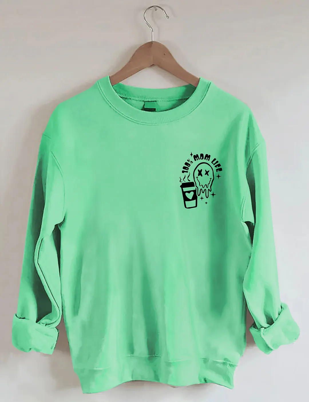 Caffeine And Chaos Mom Sweatshirt