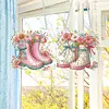 2 PCS Flower Water Shoes - 5D DIY Pendant