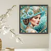 (Multi-Style)Noble Lady-Partial Special Shaped Diamond Painting 30*30CM