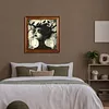 (US Local)Paint By Numbers Kit On Canvas DIY Oil Art Girl Picture Home Wall Decor40x40cm