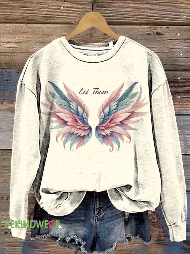 Let Them Sweashirt Multicolor / S
