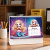 Diamond Painting Mermaid 2027 Paper Calendar Monthly Flip Tabletop Calendar Kit