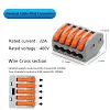 30/50 pcs Universal Cable Connector，Embedded terminal block universal quick connector