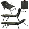 [US Local Warehouse] 33in Wide Camping Cots with Carry Bag Adjustable Sleeping Cot Foldable Bed Holds Up To 397LBS Easy To Set Up for Home Office Nap and Outdoor Beach