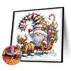 (US Local)6pack Xmas Gnome-Special Shaped Diamond Painting Kit(30x30cm)
