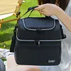 Insulated Lunch Bag Double Deck Lunch Box for Work Camping Hiking Beach Picnic