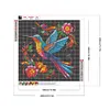 >SALE<5D DIY Full Round Drill Diamond Painting Hummingbird Kit Decor 40x40cm