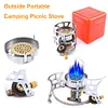 Camping Gas Stove Windproof Gas Burner Folding Furnace For Cooking Hiking Picnic