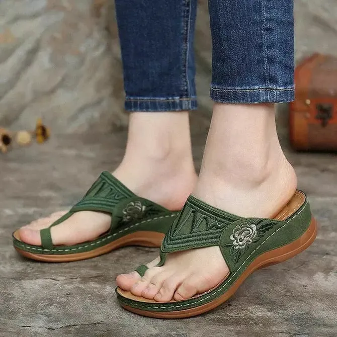 New summer large size women's shoes retro thick heel womens sandals wedges shoes for women sandalias mujer platform Designer