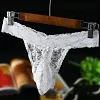 Men's Sexy Thongs And G-strings Lingerie Gay Sissy Femboy Panties Cute Low Rise Crossdresser Underwear See Through