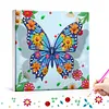 (25x25cm)DIY Pre-Framed 3D Flapping Butterfly Diamond Painting Art Craft Kit Living Room Decor