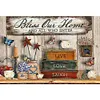 (Multi-Style) Sunflowers Bottles Quotes - 11CT Stamped Cross Stitch