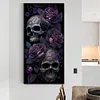 （Big Size）Dark Skull-Full Round Diamond Painting 40*80CM