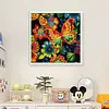 Butterfly - Full Embroidery 9 CT Stamped Cross Stitch Bead Embroidery - 40*40CM
