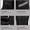 Function Chest Bag Multi-Pocket Workwear Vest Bag Oxford Cloth Outdoor Backpack