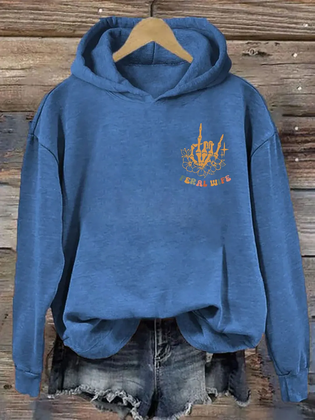Somebody&rsquo;s Feral Wife Hoodie