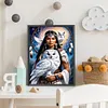 (US Local)Girl-Full Round Diamond Painting 