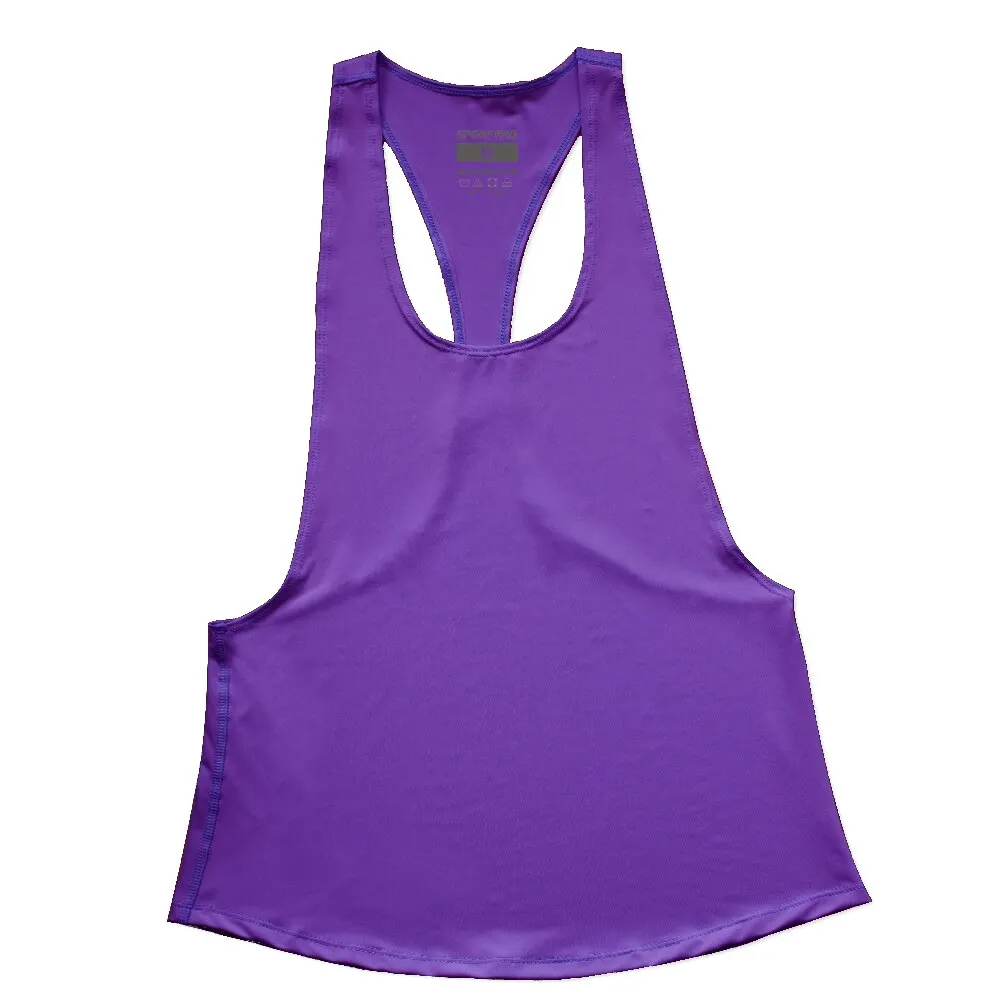 Racerback Fitness Yoga Vest Loose Sleeveless Sport T Shirt Women Backless Yoga Tank Top Quick Dry Athletic Running Shirts