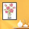 Rose - 9CT Partial Beaded Cross Stitch Kit(25x31cm)