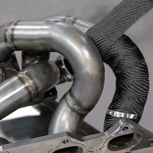 Dronehint 1.5 Meters Motorcycle Parts Car Exhaust Pipe Wrap Heat Insulation Wrapped Tape (For: Acura) Parts