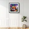 (US Local)Paint By Numbers Kit On Canvas DIY Oil Art Vacation Picture Home Decor40x40cm