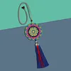 DIY Mandala Diamond Painting Drill Car Ornament Mosaic Bag Decor Pendant Kit