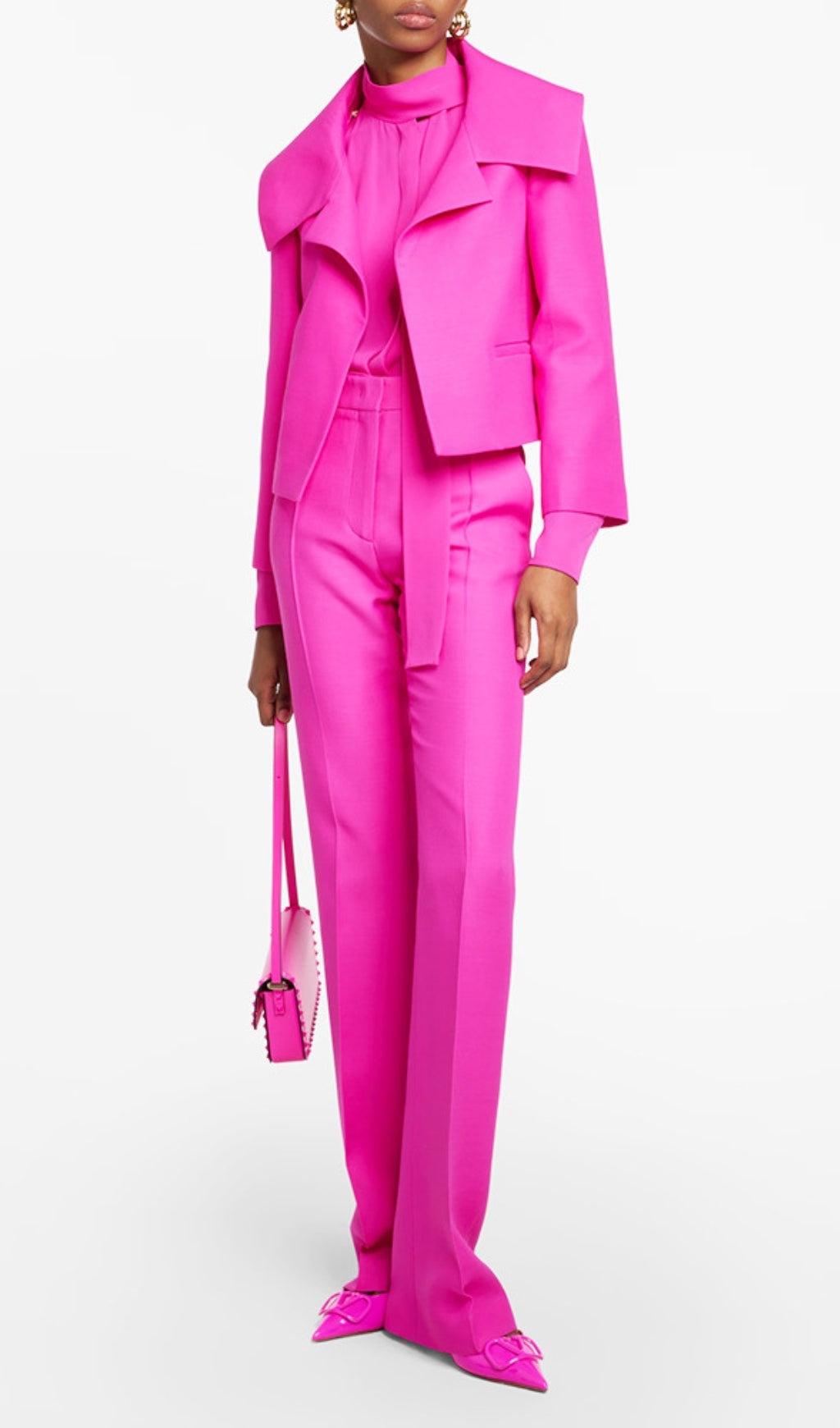 Fashionslee WomenAubrielle Pink Two-Piece Suit