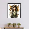 Flowers Butterfly Girl-Paint by Numbers Acrylic Paintingg 50*55CM(Watercolor)